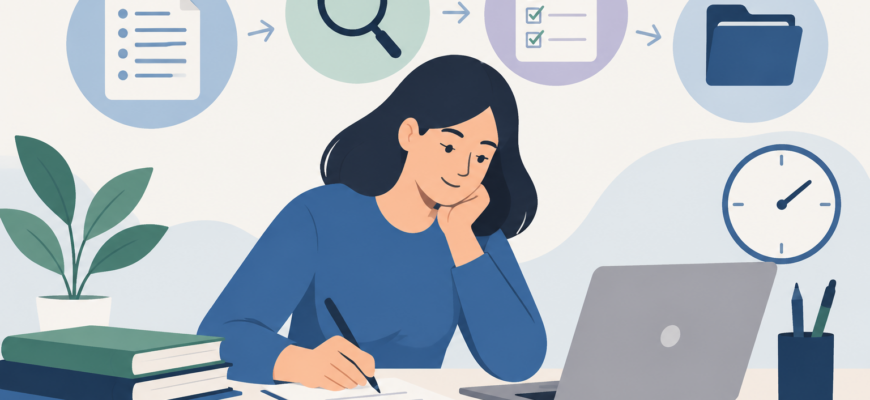 Как подготовить курсовую работу без лишних ошибок: этапы, проверка и организация процесса